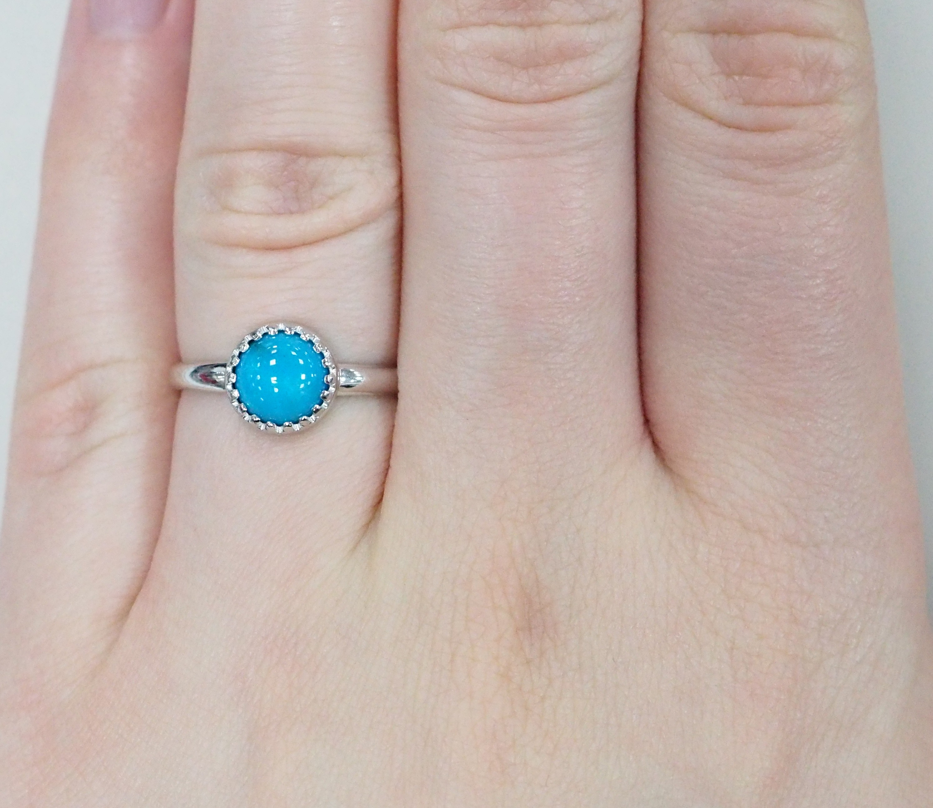 Серебряное кольцо с бирюзой